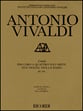 Credo, RV 591 Orchestra Scores/Parts sheet music cover